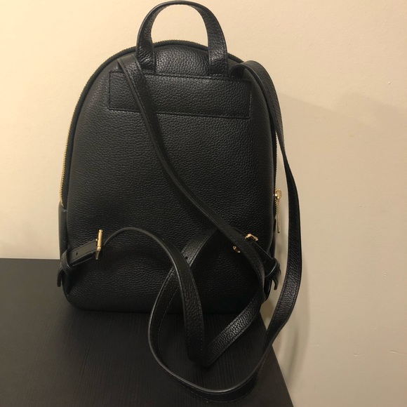 NWT ⭐️ MICHAEL KORS ⭐️ Medium Leather Backpack in Black - Picture 10 of 16